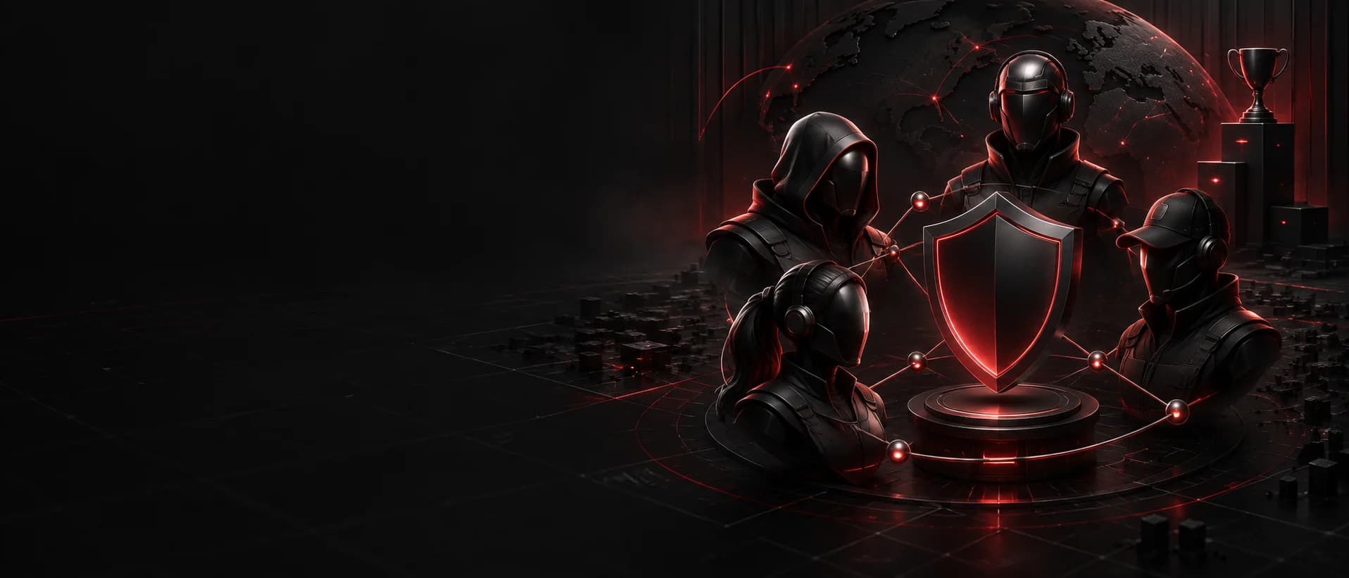 Cybersecurity team command center